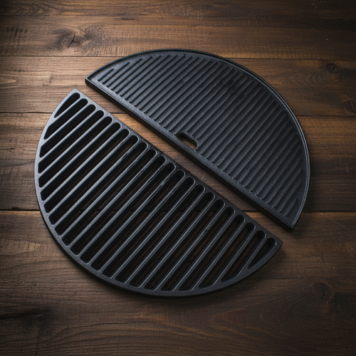 Grill Grates on Wood